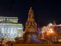 Central district, monument Екатерине ВеликойNevsky avenue, monument Екатерине Великой