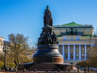 Central district, monument Екатерине ВеликойNevsky avenue, monument Екатерине Великой