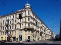 neighbour house: avenue. Nevsky, house 170. Apartment house