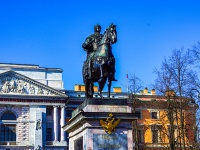 Central district, monument Петру ISadovaya st, monument Петру I