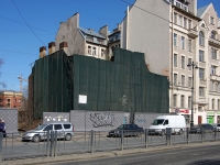 neighbour house: avenue. Ligovskiy, house 129. building under reconstruction